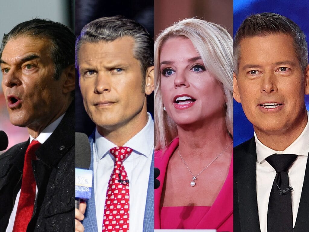 Mehmet Oz, Pete Hegseth, Pam Bondi, Sean Duffy | GLAAD Mehmet Oz, Pete Hegseth, Pam Bondi, Sean Duffy