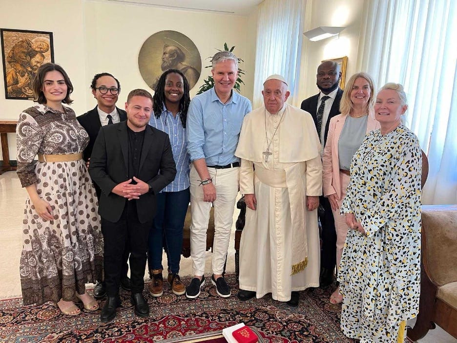 Pope Francis and GLAAD Members